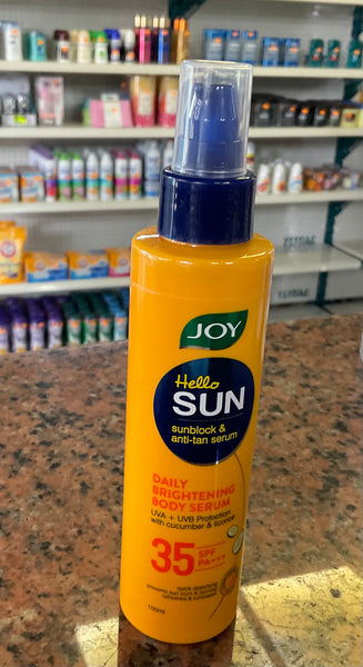 JOY HELLO SUNBLOCK & ANTI TAN SERUM