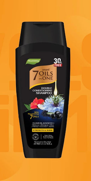 EMAMI 7 OILS IN ONE DOUBLE CONDITIONING SHAMPOO 2in1