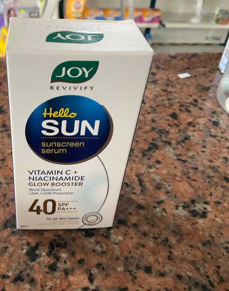JOY VITAMIN C NIACINAMIDE GLOW BOOSTER SUNSCREEN SERUM