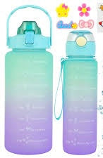 MOTIVATIONAL 2PC 2in1 WATER BOTTLE