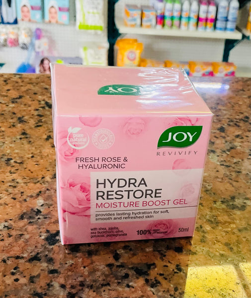 JOY HYDRA RESTORE MOISTURE BOOST GEL FRESH ROSE