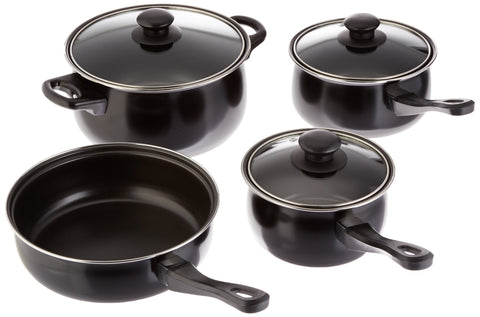 GIBSON NEWTON 7PC CARBON STEEL COOKWARE SET