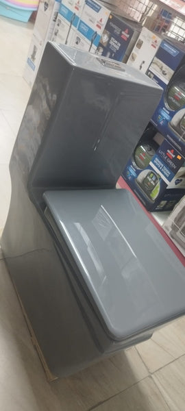 Grey One-Piece Toilet