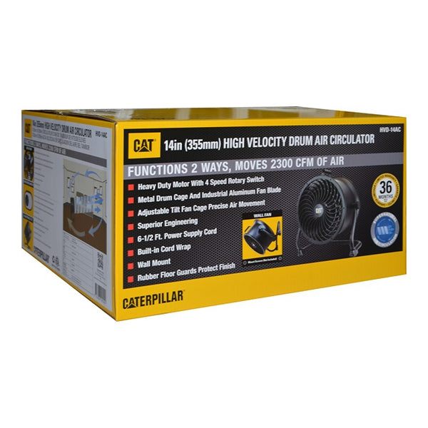 CATERPILLAR 14” INDUSTRIAL HIGH VELOCITY PEDESTAL DRUM FAN