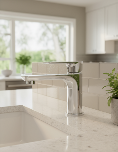 TRITON BASIN MIXER (POLISHED CHROME)