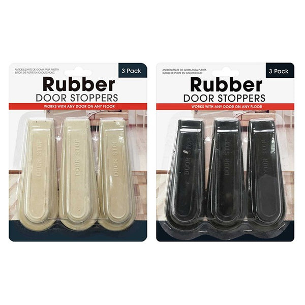 RUBBER DOOR STOPPERS 3PC