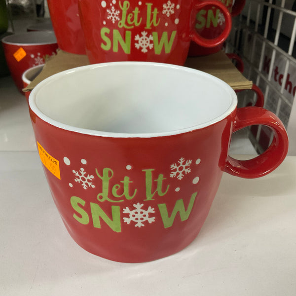 LET IT SNOW TEA MUG