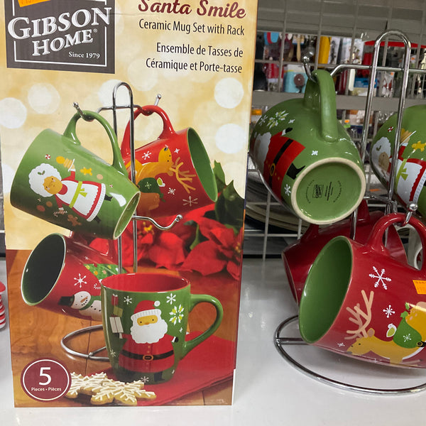 4PC SANTA SMILE CUP SET