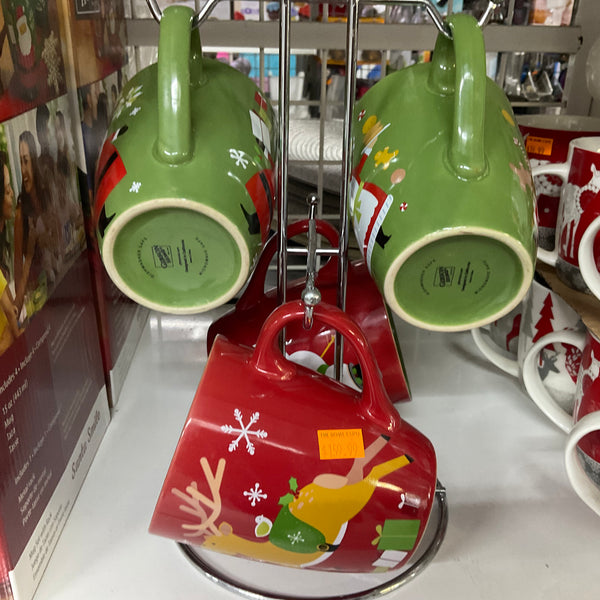 4PC SANTA SMILE CUP SET
