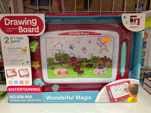 DRAWING BOARD 2IN1 KIDS GAME