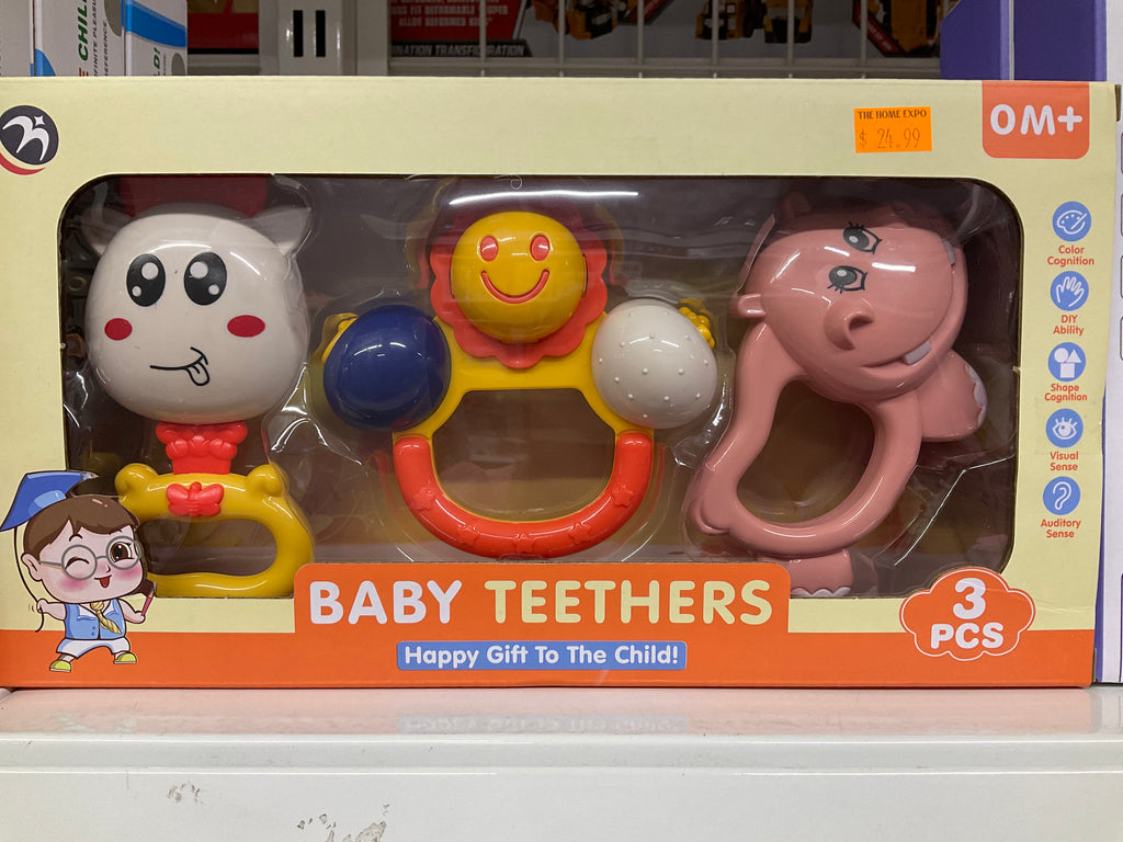 BABY TEETHERS 3PCS