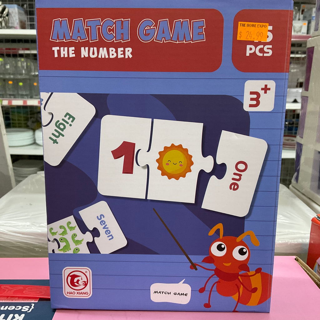 EDUCATIONAL MATCH GAME PUZZLE