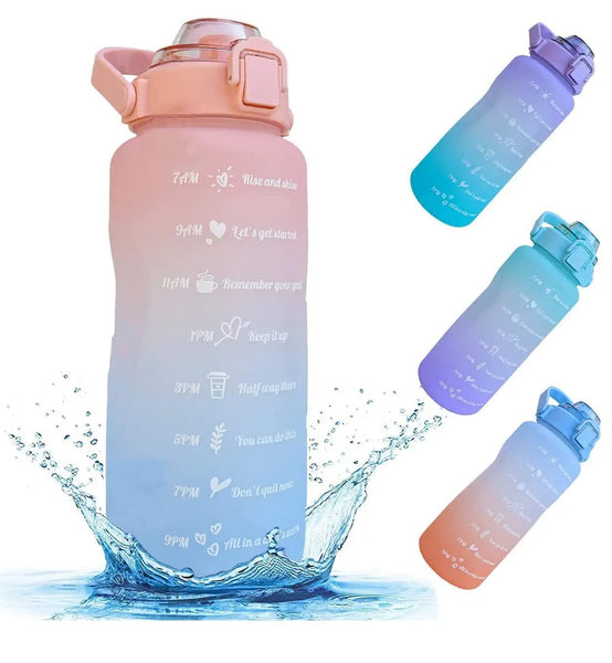 MOTIVATIONAL 2000ML WATER BOTTLE