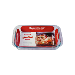 Danny Home Rectangular Deep Glass Baking Dish
