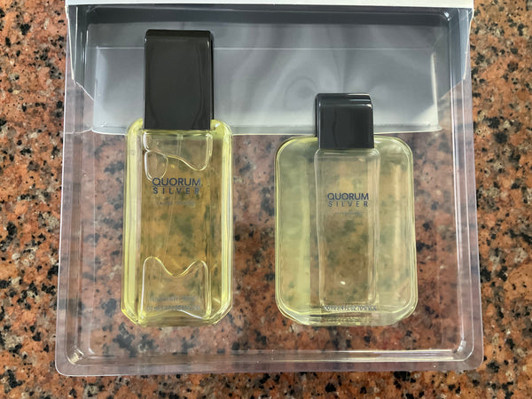 QUORUM SILVER MEN 2PC SET