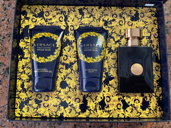 VERSACE DYLAN BLUE MEN 3PC SET