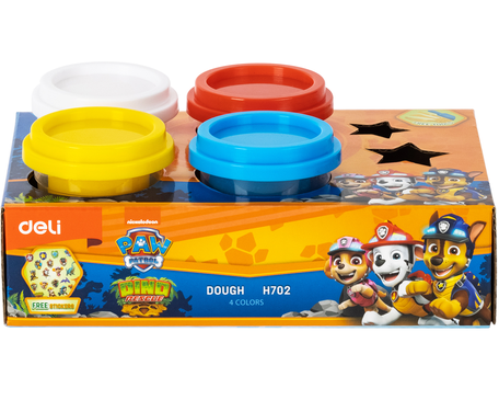 DELI 4PCS PAW PATROL DOUGH (With free stickers)