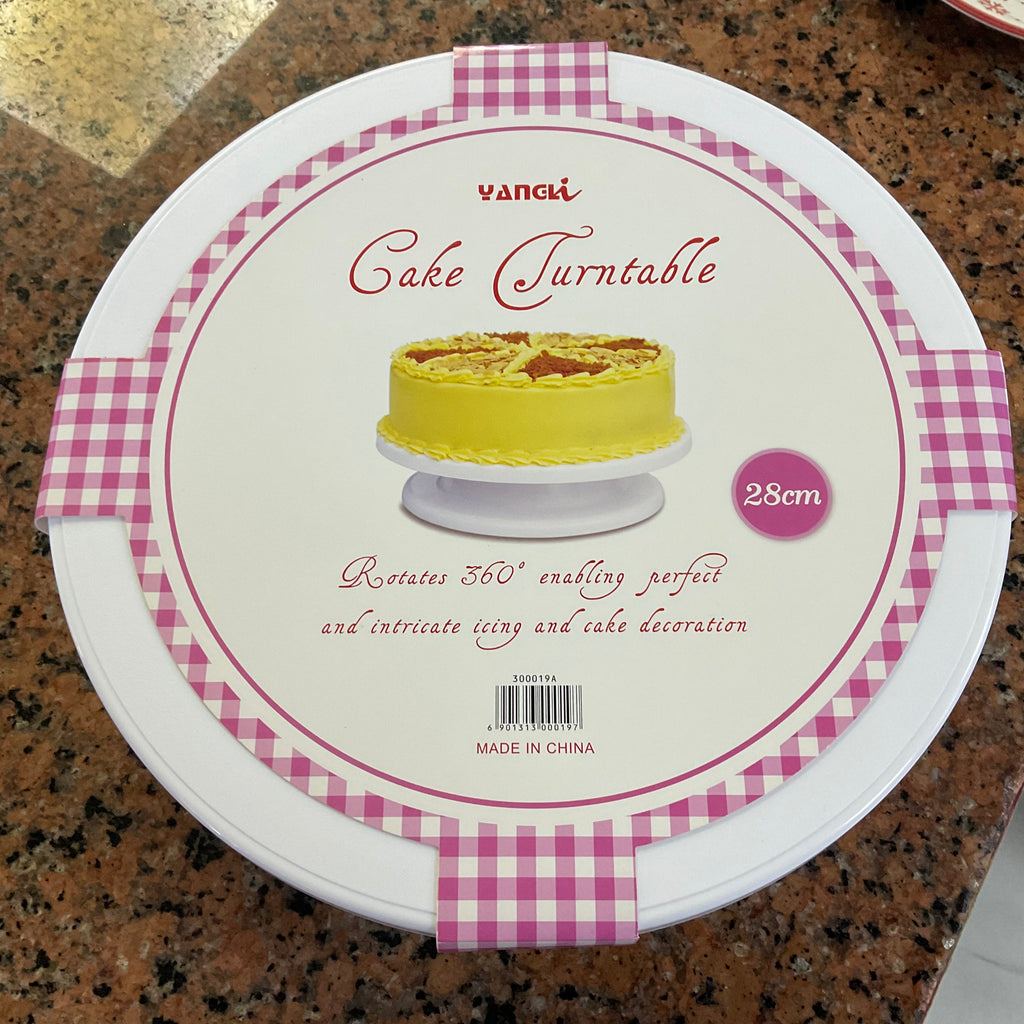 PLASTIC ROUND CAKE TURNTABLE