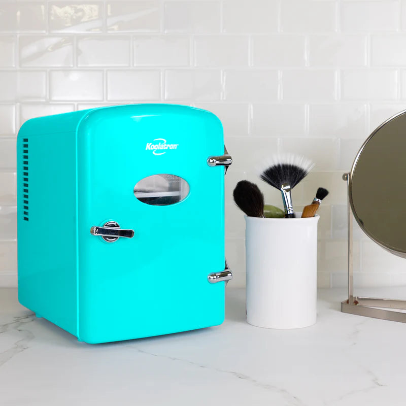 MINI RETRO THERMOELECTRIC FRIDGE (TIFFANY BLUE)