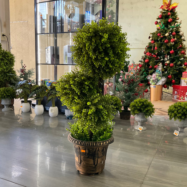 ARTIFICIAL BOXWOOD 3 STEM BALL TOPIARY PLANT