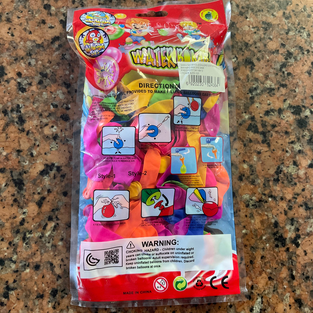 WATER BALLOONS 125pcs