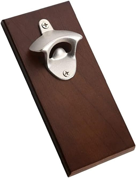 WOODEN WALL BOTTLE OPENER