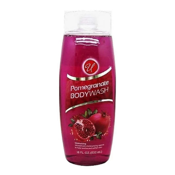 U BODYWASH POMEGRANATE 18oz