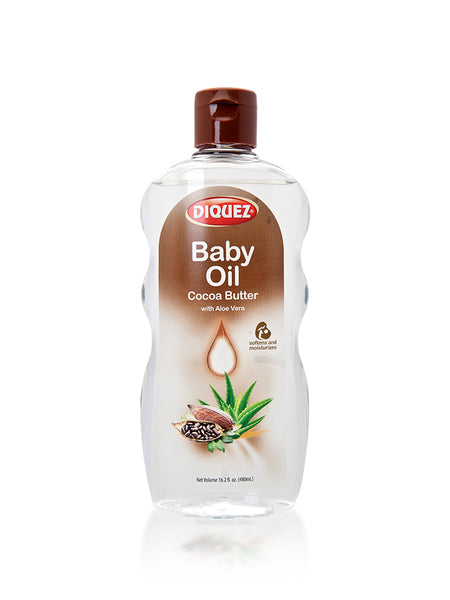 DIQUEZ BABY OIL (COCOA BUTTER W/ALOE VERA) 480ml