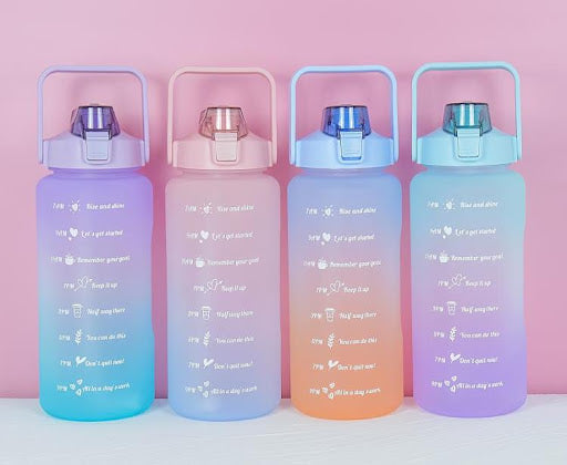 MOTIVATIONAL 2000ML WATER BOTTLE