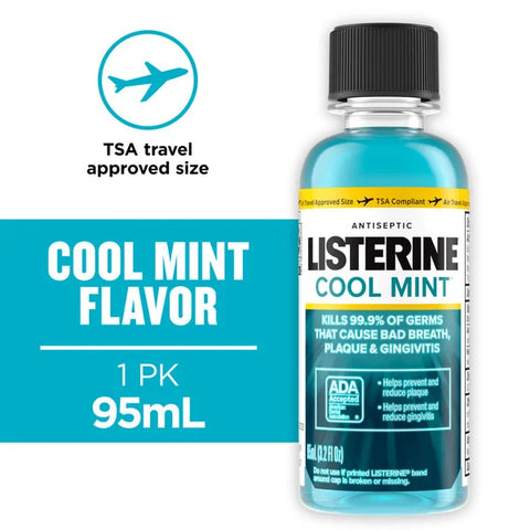 LISTERINE COOL MINT TRAVEL SIZE (95ml)