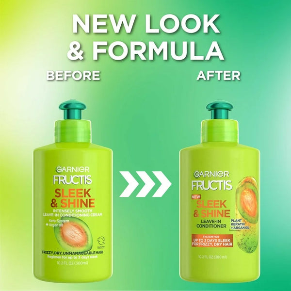 GARNIER FRUCTIS NEW SLEEK & SHINE LEAVE IN CONDITIONER