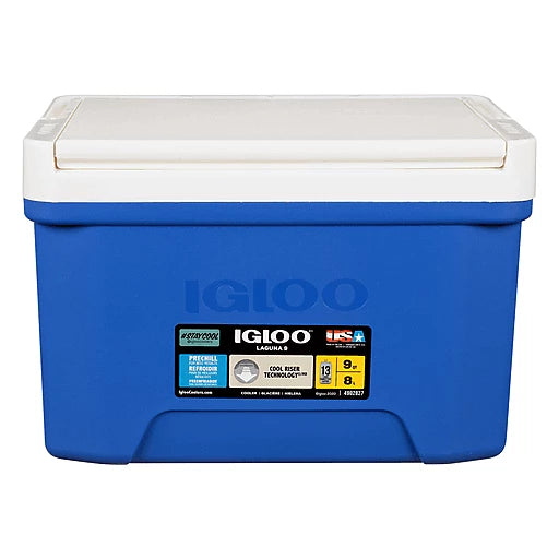 IGLOO 9QT LAGUNA MAJESTIC BLUE COOLER