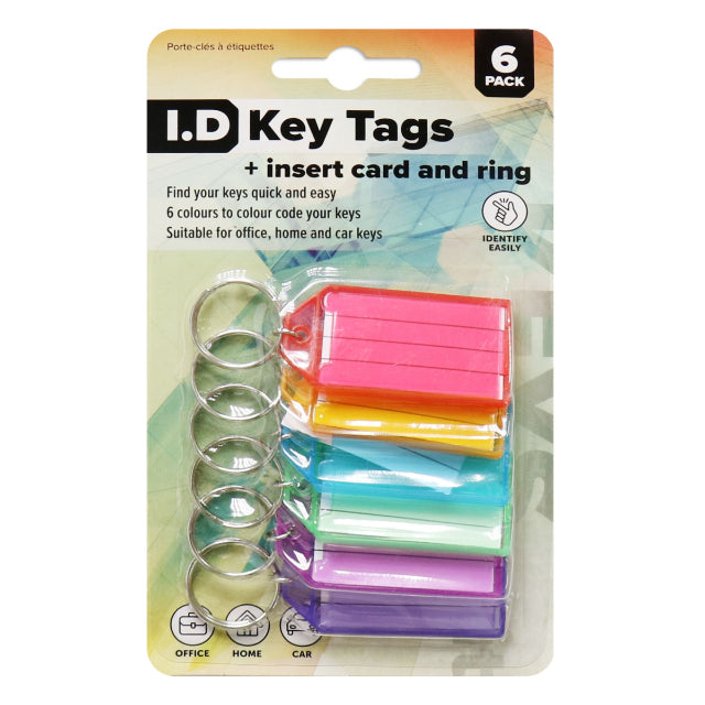 ID KEY TAGS + insert card and ring