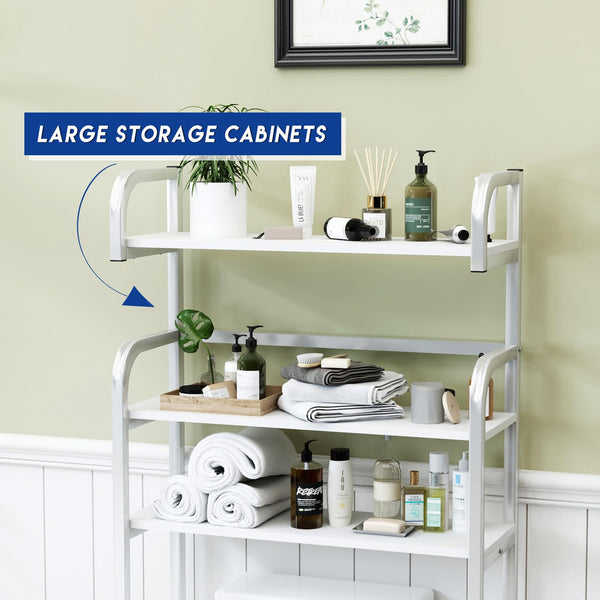 MASIKA TOILET SHELF ORGANIZER WHITE
