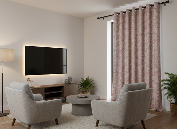 CLASSY HOMES BURGUNDY JACQUARD Panel