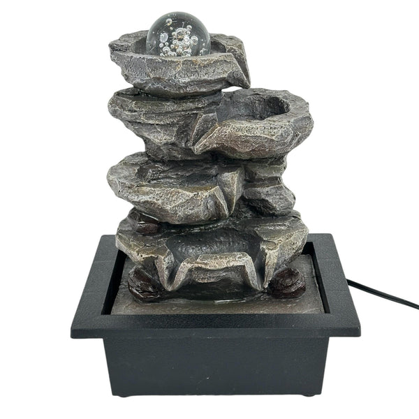 POLY/PLASTIC FOUNTAIN WITH LIGHT