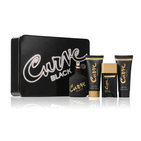 CURVE BLACK MEN 4PC SET