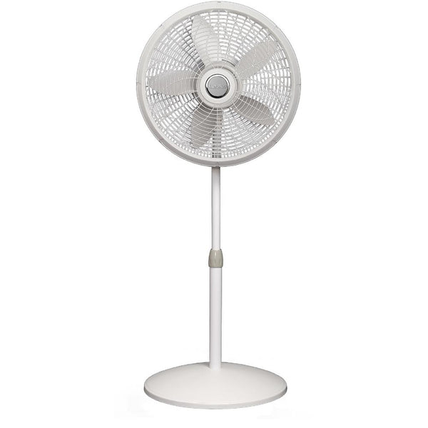 LASKO 18” WHITE PEDESTAL FAN