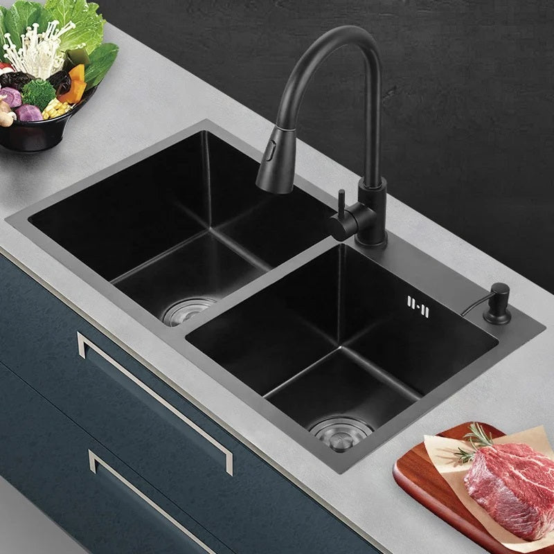 LS-7843DHB STAINLESS STEEL KITCHEN SINK