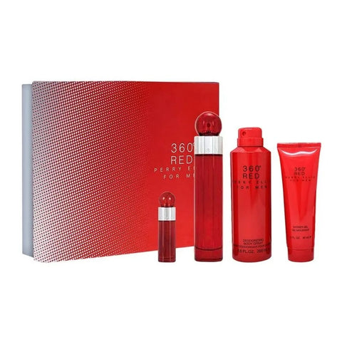 PERRY ELLIS 360 RED 4PC SET FOR MEN