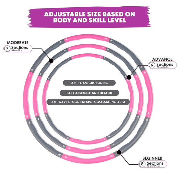 PJY-58 Padded Hula Hoops
