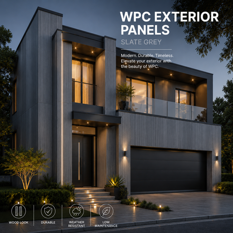 SLATE GREY WPC OUTDOOR CLADDING