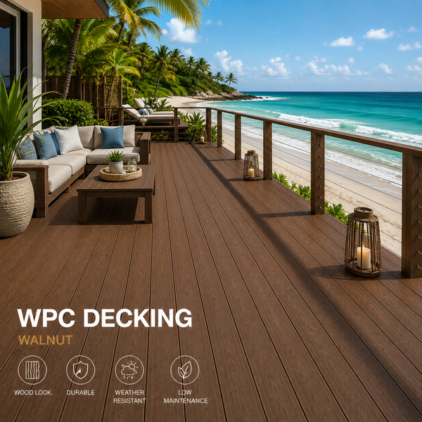 CHOCOLATE/WALNUT WPC DECKING