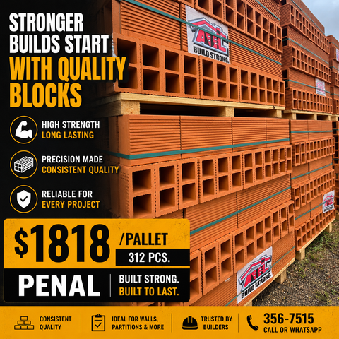1 Pallet ABEL CLAY BLOCKS