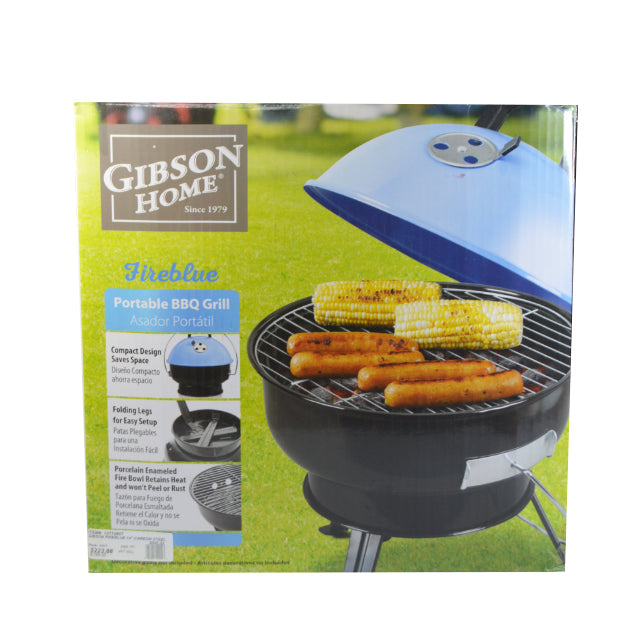 12772807 GIBSON FIREBLUE 14" CARBON STEEL BBQ GRILL