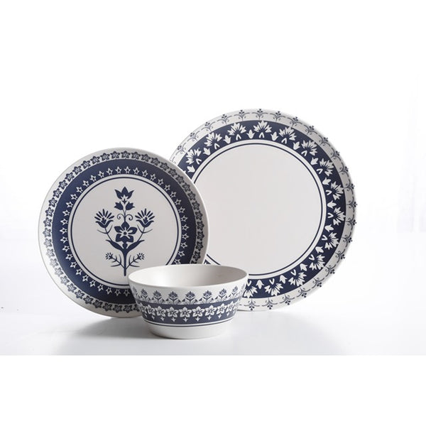 MARTHA STEWART GEOMETRIC 12PC DINNERWARE SET THE HOME EXPO