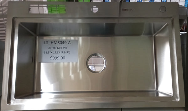 LS-HM8049-A STAINLESS STEEL KITCHEN SINK