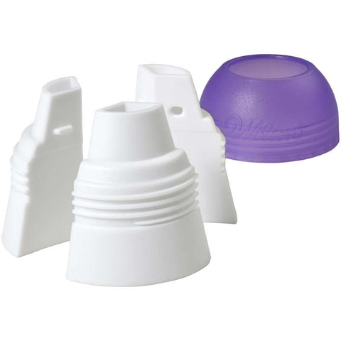 WILTON 411-1992 Color Swirl 3-Color Coupler Cupcake Decorating Set