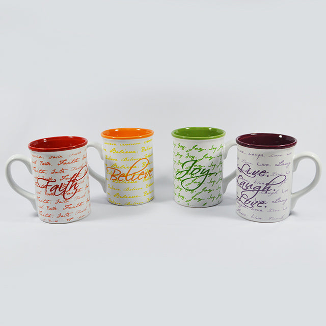 GIBSON INSPIRATIONAL WORDS 16OZ MUG ASST – THE HOME EXPO