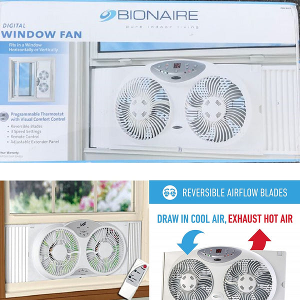 BIONAIRE DIGITAL WINDOW FAN – THE HOME EXPO